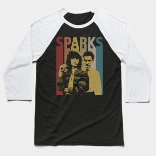 My Favorite Sparks Retro-Style Fan Art Design Baseball T-Shirt